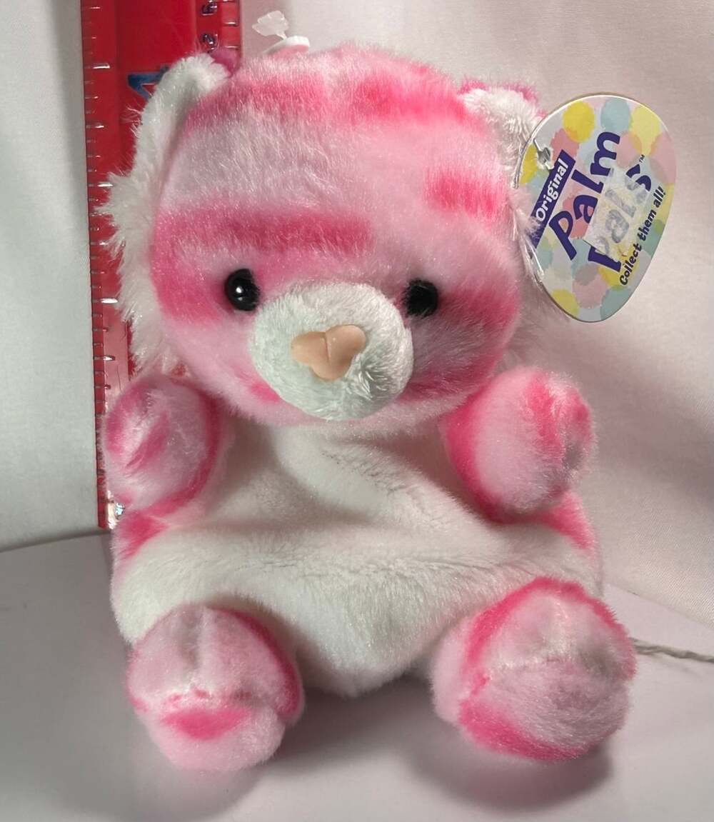 Aurora Palm Pals Ross Pink Tiger 5 Inch Plush Stuffed Animal with tag 2023